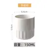 Tazas Cerámicas de Estilo Chino con Medio Patrón para Restaurantes y Hoteles, Tazas de Té, Copas de Vino, Vasos de Agua, Tazas al por Mayor, Juegos de Té Especiales, Porcelana Blanca para el Hogar