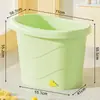 Cubo de Baño de Plástico para Niños para Baño, Tina de Baño para Bebé, Cubo de Baño Engrosado para Bebé, Tina de Baño Grande para que los Niños se Sienten