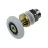 Rodillo para cuarto de ducha estilo antiguo rueda de rodillo para puerta corrediza de cristal de baño de arco rueda colgante de una sola rueda rodamiento grande rueda excéntrica accesorios