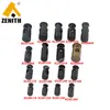 Fabricantes en stock suministran accesorios para ropa hebilla de resorte de nailon hebilla de resorte de agujero único cilíndrico de plástico Hebilla de resorte # KS30011