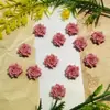 Decorações de Unhas Artísticas de Rosa em Formato de Coração, Resina de Rosa, Estilo Mini Fresco e Doce, Acessórios de Unha Usáveis Atacado