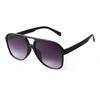 Gafas de sol tipo aviador con doble puente personalizado de montura grande para hombre, Gafas de sol para deportes al aire libre con protección UV para mujer