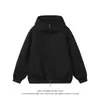 Sudadera con capucha de punto estilo retro americano Jianheng, ajuste limpio, alta calidad, top elegante y genial, prenda exterior de alta gama para hombre