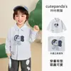 Liquidación de CamisetasKaka Panda Ropa Infantil Camisas de Manga Larga para Niños y Niñas Bebé Tops de Primavera y Otoño