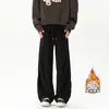 Pantalones Casuales Estilo Maillard para Hombre y Mujer Moda de Invierno Marca Diseño de Pliegues de Nicho Sentido de Diseño Pantalones Pesados Americanos