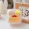 Huevo de Belleza No Absorbe Polvo, Esponja para Cushion Húmedo y Seco, Huevo de Maquillaje, Maquillaje Facial, Base de Maquillaje Súper Suave, Caja de Almacenamiento de Dibujos Animados