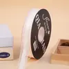 Fita de Cetim Lisa Colorida 2,5cm Fita para Laço de Caixa de Bolo Presente Personalizada Laço de Flor Fita Decorativa Artesanal Venda por Atacado em Estoque