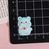 Adornos Pequeños de Oso Lindo Tridimensionales de Resina Decoraciones Creativas Hechas a Mano DIY Pegamento de Crema Accesorios para Coche Materiales Decorativos Ciervo de Azúcar