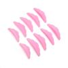Gaxeta de silicone especial para permanente de cílios 5 pares de patch de modelagem com borda de girassol Lifting ciliar com queratina Barra de cílios auxiliar