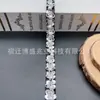 Cinta de Encaje con Lentejuelas y Perlas Hecha a Mano para Accesorios de Ropa DIY, Piezas de Decoración para Bolsos y Zapatos