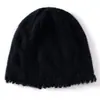 Turbante de Cachemira Otoño e Invierno Caliente Gorro de Punto Protección para las Orejas Moda Sombrero de Lana Nuevo Gorro de Punto Sombrero para Ciclismo al Aire Libre