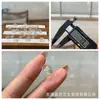 Anillo de running con incrustaciones de cristal blanco natural, accesorios para jugar a las casitas, pulsera artesanal, accesorios de moda, accesorios SH3129