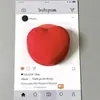 Soporte Magnético Magsafe de Silicona Tridimensional en Forma de Corazón con Súper Fuerte Poder de Adsorción, Bolsa de Aire Retráctil de Escritorio D