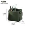 Venda quente transfronteiriça Nordic Cosmetic Leather PU Storage Pen Conner Desktop Diversos Dobrável Controle Remoto Balde de Armazenamento de Diversos
