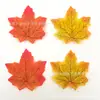 Nuevas Luces de Cadena de Color Otoño Simulado Hojas de Arce DIY Guirnaldas de Navidad Plantas Verdes Accesorios Decorativos de Hoja de Arce Molde Exterior Venta Caliente
