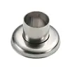 Base de Flange em Aço Inoxidável para Montagem Exposta de Suporte de Varal de Roupa para Guarda-roupa na Varanda, Base Fixa de Flange para Suporte de Haste Redonda Romana