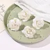 Cabeças de Flores Rosa Simuladas com Borda Enrolada, Flores de Seda, Caixa de Presente Amazon DIY Materiais Manuais, Decoração de Casamento e Casa