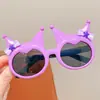 Gafas de Moda Kuromi para Niños y Niñas, Pasarela Salida de Primavera Transfronterizas Cool Bebé Niña Princesa Lazo Gafas de Sol