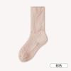 Meias Grossas de Veludo Coral Quentes de Inverno para Mulheres, Meias de Dormir à Prova de Frio de Veludo Australiano, Meias de Chão de Cano Médio com Forro de Lã para Casa Pós-Parto