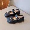 Zapatos de Cuero para Niños 2026 Primavera y Otoño Estilo Nuevo Zapatos para Niñas Zapatos de Princesa para Niñas Suela Suave Zapatos para Bebés Mocasines Zapatos Individuales