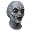 Venda direta da fábrica máscara de zumbi de terror de Halloween cobertura de cabeça alta imitação de cobertura de cabeça de alienígena COS adereços de terror de Halloween