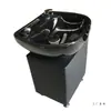 Lavabo Vertical para Peluquerías, Lavabo de Tipo Sentado, Lavabo de Pie, Accesorios de Cerámica para Lavabos de Spa