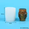 Molde de Silicona para Velas Aromáticas con Forma de Buda, Molde de Silicona para Hacer Adornos de Decoración de Interior con Forma de Buda, Bricolaje