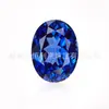 Pedras Preciosas Safira Cultivada Oval em Forma de Ovo Azul Real Suportam Atacado e Dropshipping de Joias Cravejadas de Diamantes da Fábrica de Origem