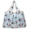 Bolsa de Hombro Plegable Nueva de Dibujos Animados Transfronteriza Bolsa de Compras Grande Portátil de Gran Capacidad Bolsa de Compras para Supermercado