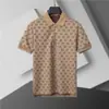 Transfronterizo [Versión Correcta] 26 Camisa Polo de Verano para Hombre de Negocios Estilo Nuevo con Cuello Campana y Mangas Cortas, Estilo Europeo y Americano, Alternativa de Comercio Exterior