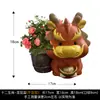 Adornos Lindos de Caricatura de los Doce Signos del Zodiaco, Decoraciones para Patio y Jardín, Macetas Creativas, Decoraciones de Exterior para Balcón