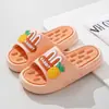 Pantuflas de Mujer 2025 para Usar Afuera Verano Suela Gruesa Suela Suave Antideslizantes Ins Estilo Coreano Modernas Desodorantes Pantuflas para el Hogar Baño para Mujeres
