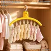 Cabide em formato de queijo com presilhas para calças, uso doméstico, não marca, ferramenta de armazenamento de calças, varal para secar roupas íntimas e meias