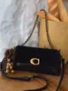Bolso de Cadena de Cuero Nobuk Bolso Cuadrado Pequeño Bolso de Axila para Mujer 2025 Nuevo Cuero Suave Casual Versátil Moda Bolso de Hombro Único Cruzado