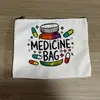 Necessaire de lona estampada transfronteiriça, bolsa de maquiagem tagi, bolsa de armazenamento de grande capacidade, estojo de lápis com zíper portátil para estudantes para viagem