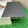 Aleación de aluminio exterior villa casa autoconstruida marco de ventana alero integrado cornisa línea de goteo línea de elementos colgantes material de tablero de alféizar cabeza