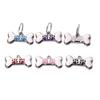 Colgante de Placa de Identificación Metálica Transfronteriza para Perro Colgante para Collar de Mascota Colgante de Hueso de Aleación de Zinc Placa de Identificación Grabada