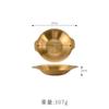 Vajilla Coreana Personalizada por el Fabricante Espesada Dorada de Doble Asa Fondo Plano Pequeña Olla Seca Cuenco Plato de Acero Inoxidable para Cangrejos de Río Plato Maocai