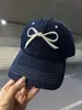 Nueva Gorra de Mezclilla Ins de Corea del Sur para Primavera y Verano para Mujer con Lazo Bordado Moda Versátil Protector Solar Gorra de Béisbol Tendencia