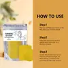 Comércio Exterior Transfronteiriço Especial Cúrcuma Ácido Kójico Lenço de Limpeza Fórmula Herbal Esfoliante Suave Limpeza Facial Removedor de Maquiagem Folha de Algodão