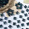Al por mayor 10 mm Pétalos de Trébol de Vidrio DIY Pulseras con Cuentas Hechas a Mano Collares Estilo Antiguo Materiales para Hacer Pasadores de Pelo