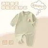Mousse veludo roupas de bebê estilo primavera e outono macacão para meninos e meninas roupa de baixo roupas de outono e inverno traje de engatinhar roupa para atividades ao ar livre ha roupas