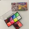 Pintura corporal de doble pieza transfronteriza para Halloween, maquillaje de escenario, color para cara grasa, impermeable, fácil de limpiar