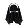 Fantasia de Freira de Halloween com Hijab Vestido para Fantasiar Cruz Missionária Nossa Senhora Babador COSPLAY Cosplay