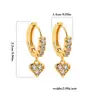 Moda 2021 nuevos pendientes de circonita con forma de sol, gota de agua y corazón, pendientes coreanos, fabricantes, venta al por mayor, joyería de comercio exterior