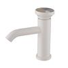 Grifo blanco lechoso, interruptor de volante personalizado, lavabo gris plomo, grifo artístico, mueble de baño, lavabo de cerámica verde