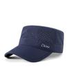 Gorra de béisbol de ala plana con perforaciones para primavera y verano para hombre, color liso, transpirable, secado rápido, gorra para deportes al aire libre, sombrero para acampar con protección solar