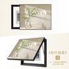 Pintura Decorativa Moderna Minimalista para Caixa de Medidor Elétrico, Tampa de Caixa de Distribuição Estilo Fresco com Plantas Verdes e Flores, Pintura de Suspensão para Caixa de Disjuntores Elétricos e Caixa de Corrente Fraca