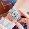 Relógio Feminino de Quartzo Relógio Feminino Moda Pulseira de Aço Relógio Celebridade da Internet Feminina Transmissão ao Vivo Relógio Feminino à Prova d'Água Venda Direta de Fábrica e Entrega