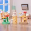 Micro Paisagem Criativa Fofa Casinha de Gato Boneca Gatinho Decoração Cega Acessórios Carro Desktop Enfeites Venda por Atacado